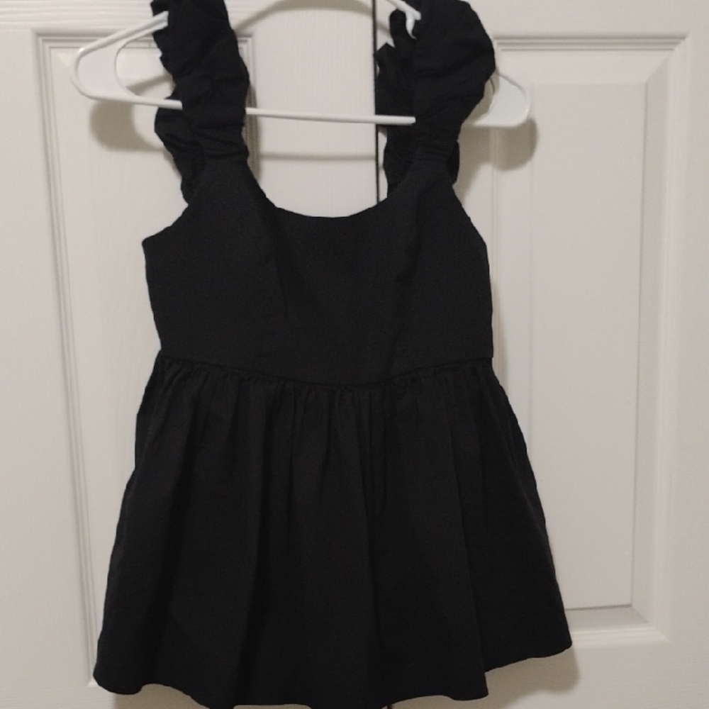 Corey Lynn Calter Elegant Black Top, Size XS